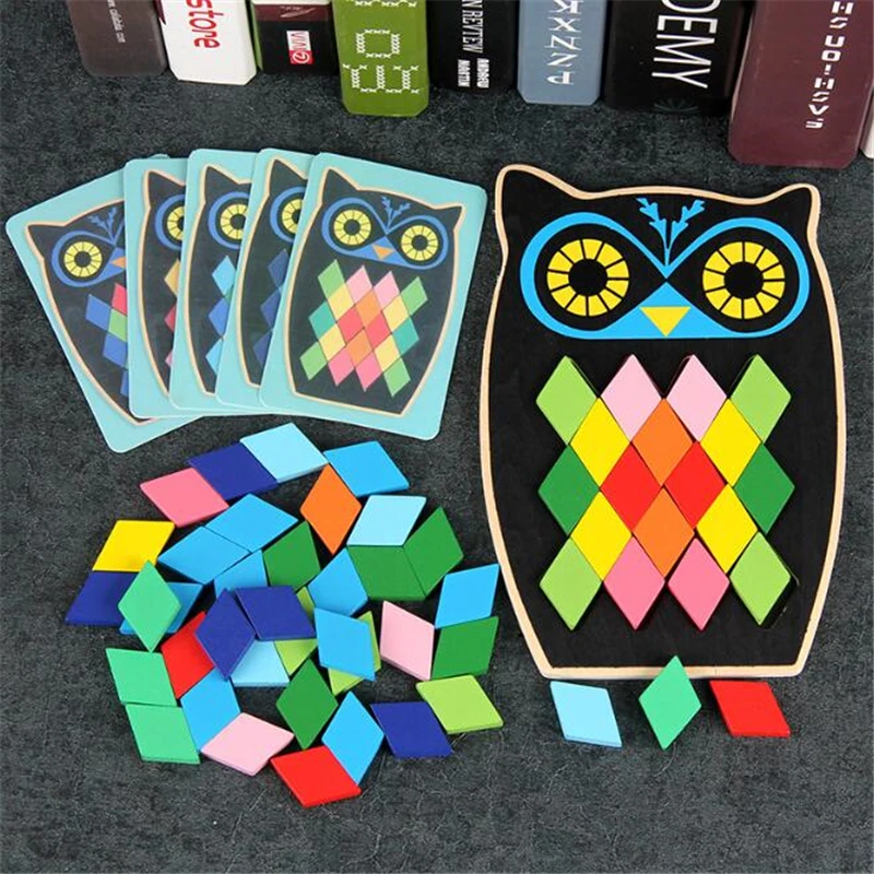 

Cartoon Educational Animal Wooden Toy Jigsaw Board Baby Toys Children Multifunction Early Learning Wooden Puzzles Montessori