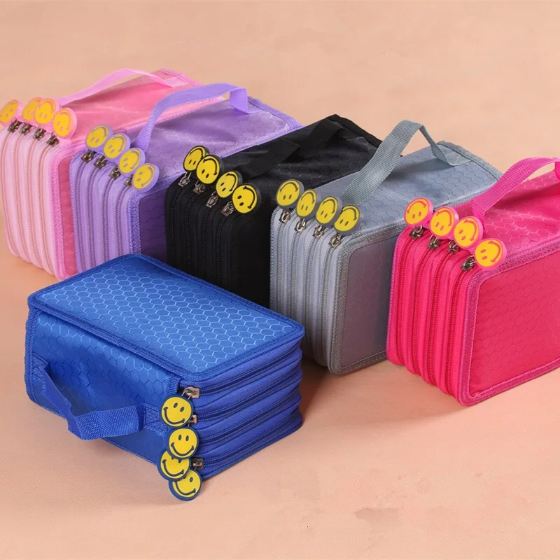 

Large Storage Pencil Case Colorful Pen Box Bag Kawaii Students School Office Cute Pencil Cases Storage Bags Stationery Supplies