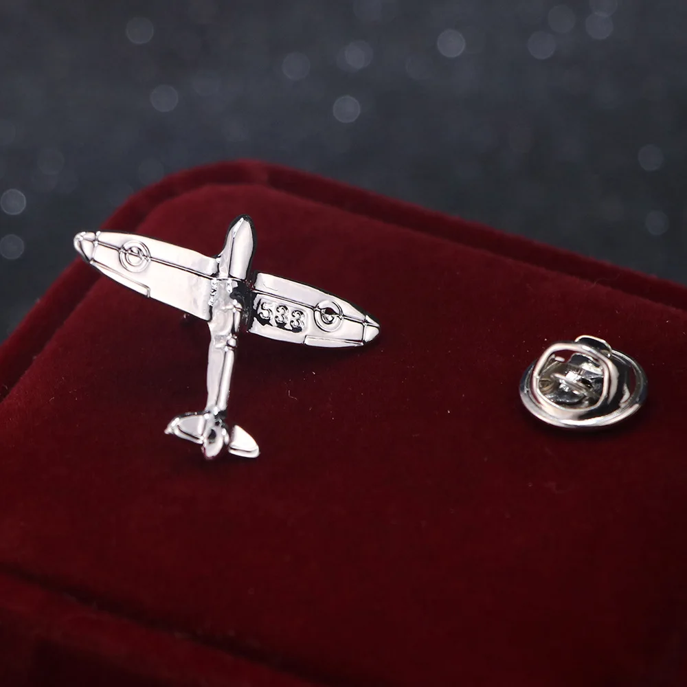 silver I-Remiel металлическая авиационная брошь, ювелирные изделия, Нагрудный значок, булавки и броши, свадебные подарки для гостей, дешевый воротник рубашки - Окраска металла: silver
