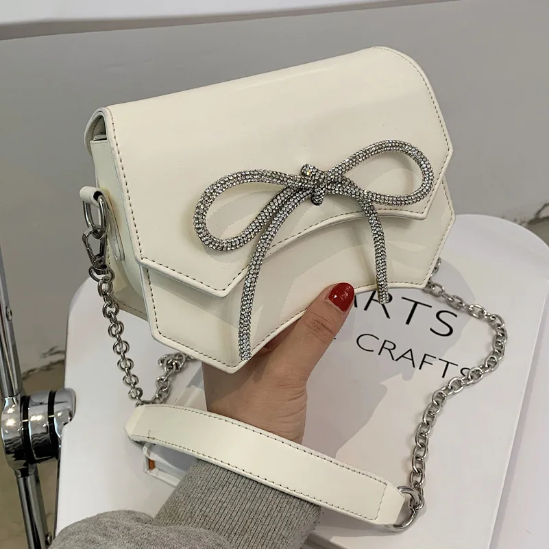 

Mini Bag Female2021new Trendy Fashion High-quality Rhinestone Chain Bag High-end Ladies Western Style One-shoulder Messenger Bag