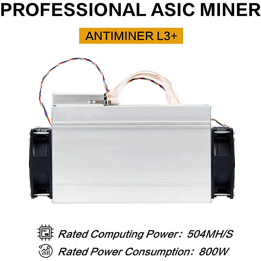 Б/у ANTMINER L3 + LTC 504M с блоком питания 1600 Вт Scrypt Miner Майнер Mining Machine 800W Hashboard для базового