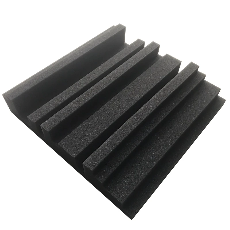 24Pcs Studio Acoustic Foam Panels Sound Absorbing KTV Noise Absorption Tile Wedge Proofing Wall Promotion | Строительство и