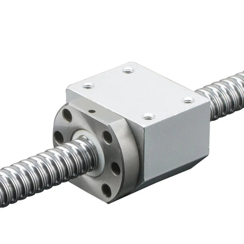 Шариковый винт SFU2505 шариковый с фланцем 2505 одна шариковая гайка BK/BF20 Концевая