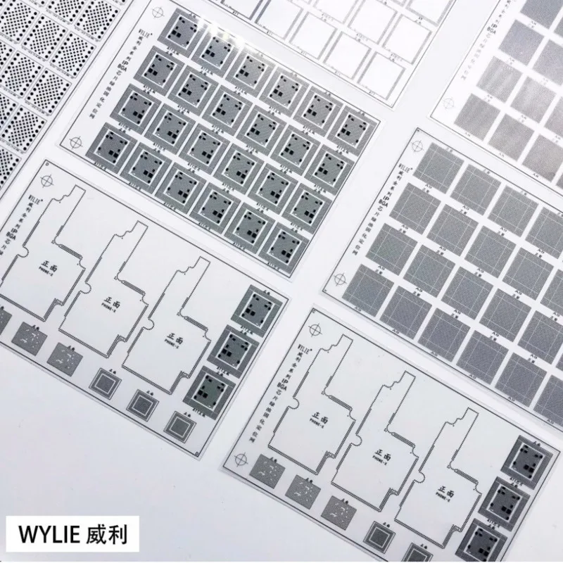 

WYLIE Green oil net UV lamp solidified green oil plant tin plate Hard disk CPU drop touch up pad repair network