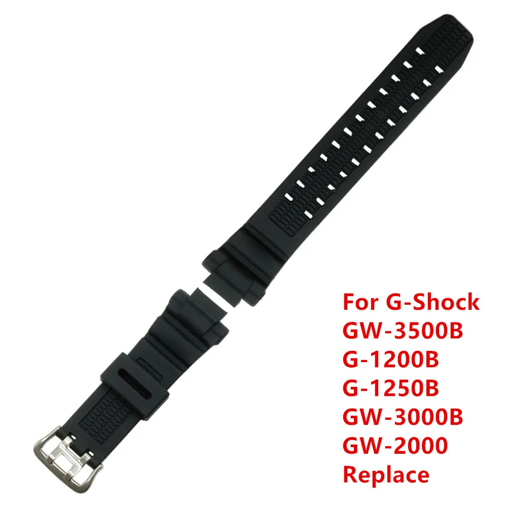Ремешок для часов резиновая полимерная лента + инструмент G SHOCK/GW 3500B/GW 3000B / GW