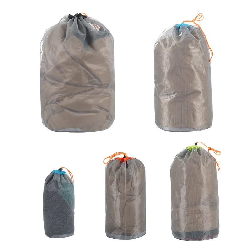 Сумка для белья на открытом воздухе 1 шт. сверхлегкая Сетчатая отдыха природе