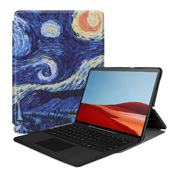 XK Чехол для планшета для microsoft Surface Pro X ультратонкий кожаный чехол-подставка для surface Pro X 13 дюймов - Цвет: XK