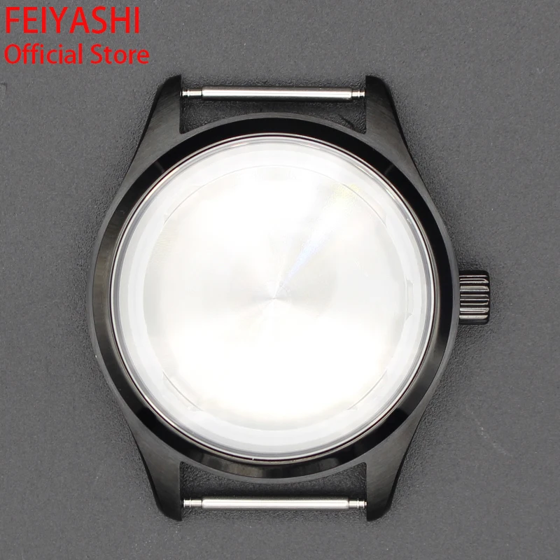 40mm Watch Case 316L Stainless Steel Men's Watches Accessory Parts For Seiko nh35 nh36 Dial Movement Fit 20mm Strap