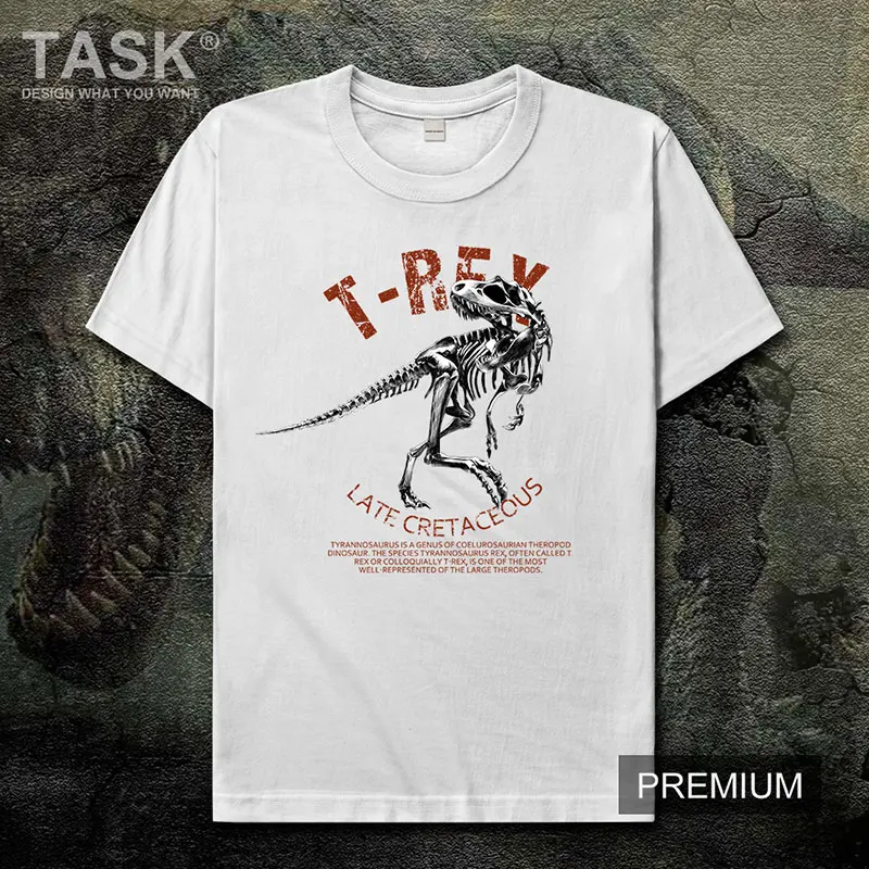 

Мужские футболки с коротким рукавом и принтом животных тираннозавр рекс Плотоядный динозавр летние футболки с коротким рукавом Повседневн...