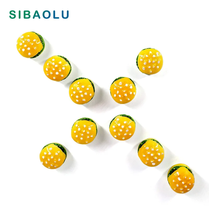 10 шт. моделирование Hamburgs холодильник магнитная доска для записей стикеры смолы