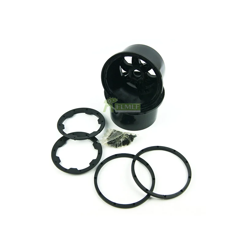 Передняя и задняя ступица обода с кольцо Beadlock подходит для 1/5 HPI ROFUN BAHA ROVAN KM BAJA 5B