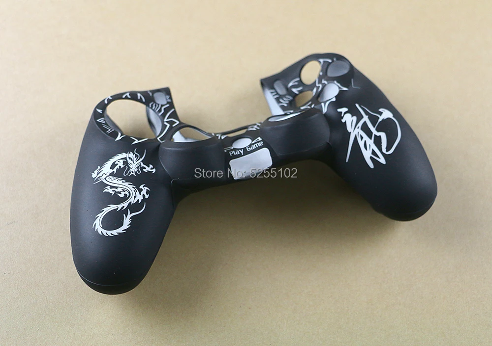 2 предмета в комплекте для SONY playstation 4 PS4 контроллер кожи Дракон силиконовый чехол