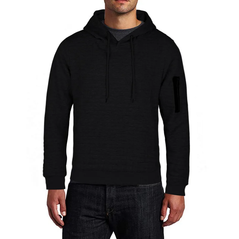 LOOZYKIT Sweater Men Solid Pullovers New Casual Hooded Sweater Autumn Winter Warm Femme Men Clothes Slim Fit Jumpers