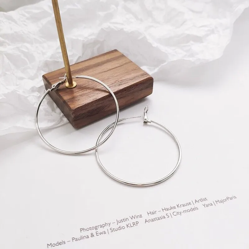 Hot seller geometric earrings for ladies punk-style big round 6 pairs with a earring 2019 fashion feminine accessory | Украшения и