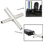 Небольшой Универсальный софтбокс диффузный иди и болтай Walkie Talkie иди и отвертка для ремонта-крестообразный разобрать Destuffing инструмент для Kenwood двухстороннее радио