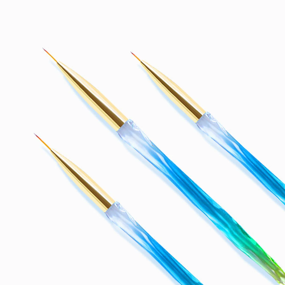 3 шт инструмент для маникюра рисования ногтей французские линии Полоска цветок