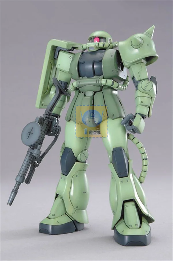 Bandai Gundam модели в наличии на складе сборе 49252 мг 1/100 MS 06J Zaku II Ver.2.0 робот Гандам