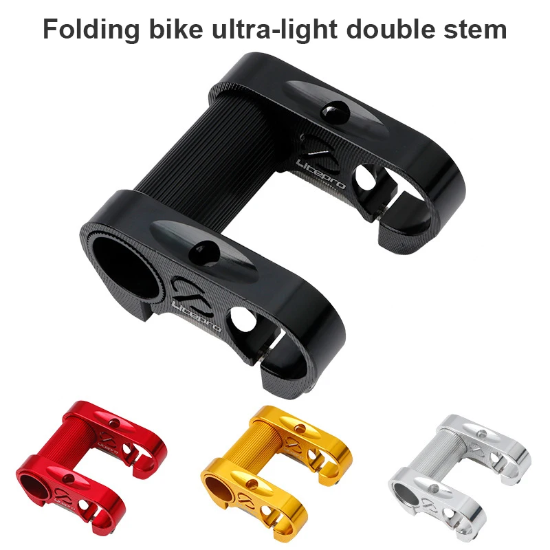 

Складной велосипед двойной стволовых углеродное волокно MTB велосипеда Руль 25,4 мм колеса велосипеда Сверхлегкий Прямой Ручкой стеблей SP8 пр...