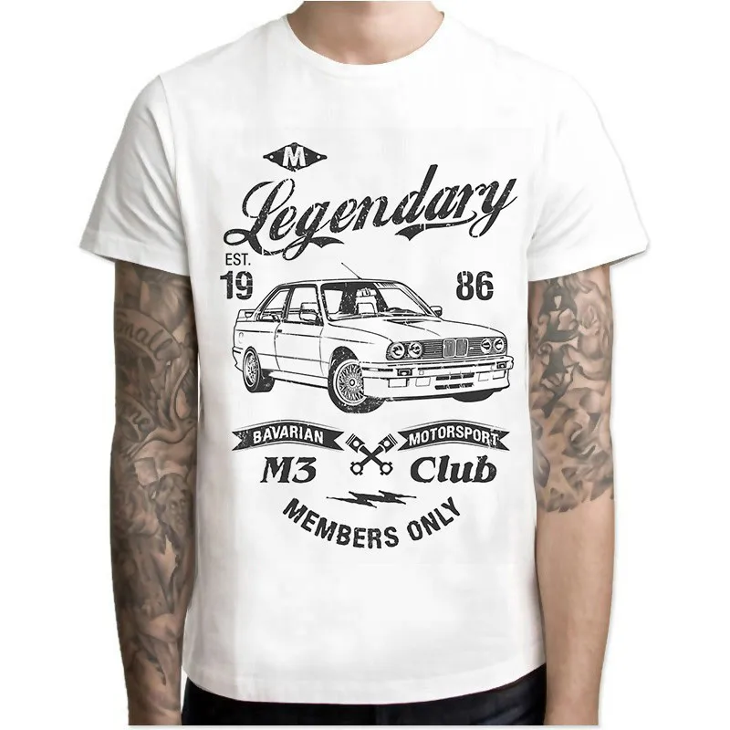 

Supercar Men's 3D Printing T-shirt Classic White Hip Hop Harajuku Casual Short Sleeve Fashion Car Figure Shirt Clothing