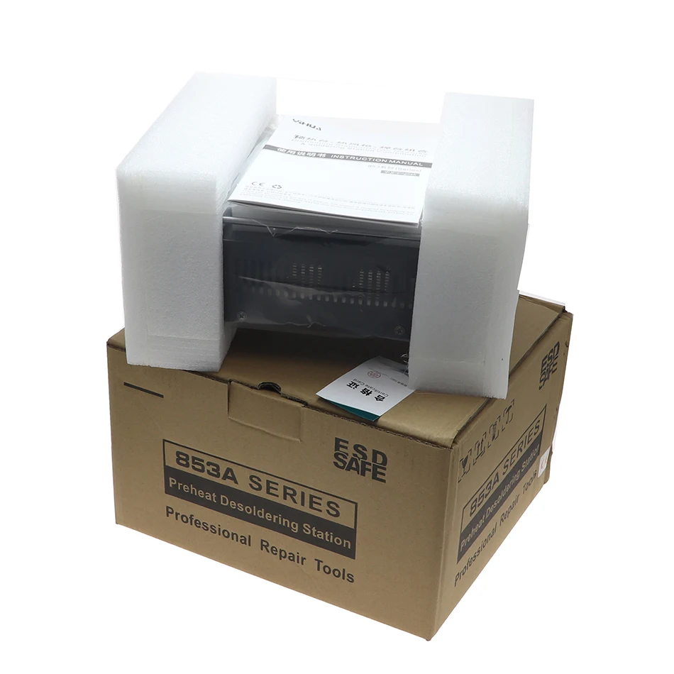 YIHUA 853A 110V 220V Цифровая инфракрасная станция предварительного нагрева высокой мощности ESD BGA паяльная станция PCB паяльная станция