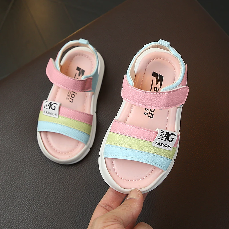 Детские сандалии для малышей Новинка лета 2019 Пляжная нескользящая обувь