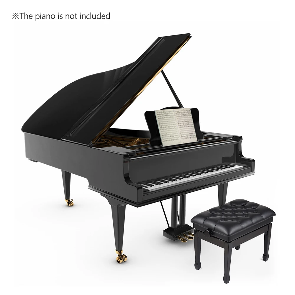 Роскошная деревянная скамейка для пианино табурет удобная мягкая подкладка