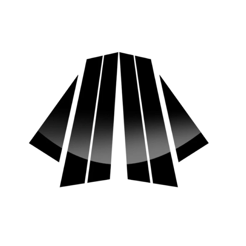 6 шт. полированные столбы для стойки подходят Chevrolet Captiva 2009-2018 обшивка окна