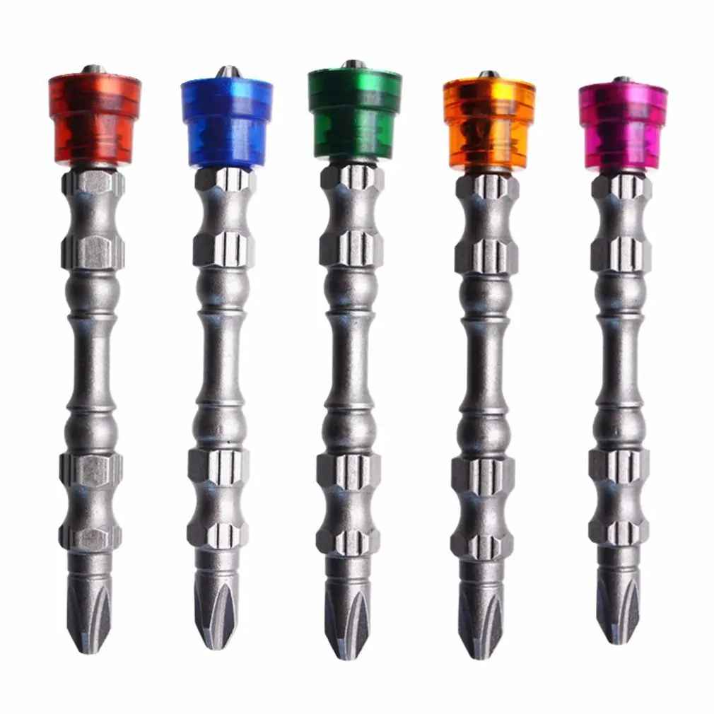 

Multicolored Magnetic Ring Double-headed Strong Magnetic Bit Cross Wind Bit Electric Screwdriver Bit