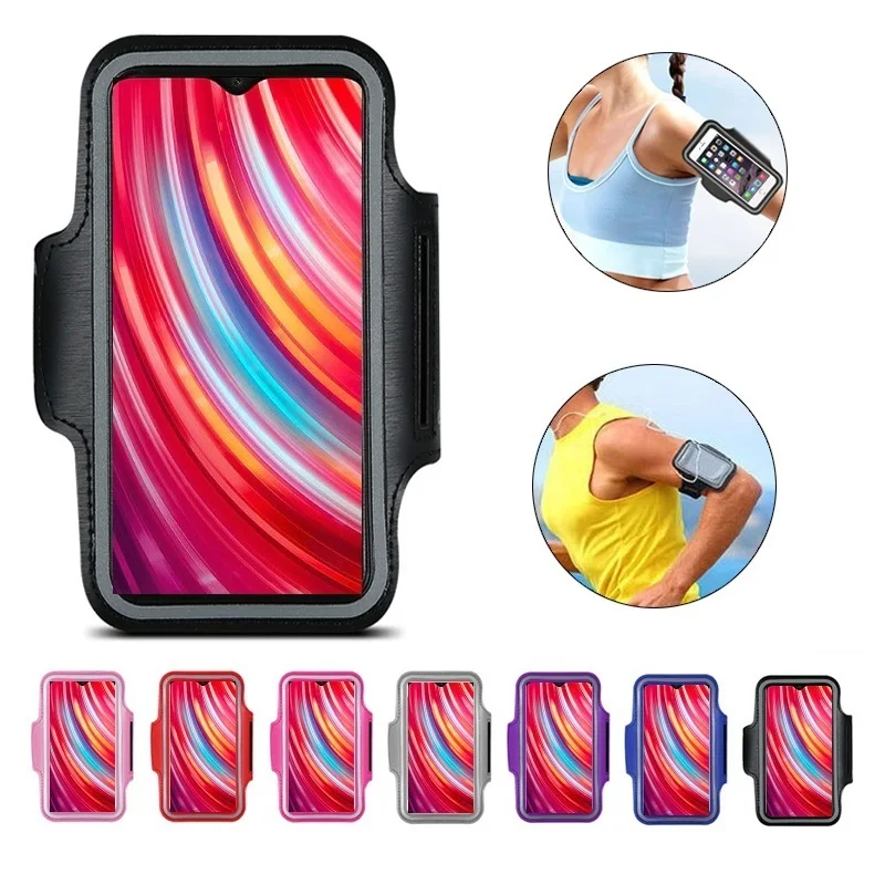 чехол на руку для бега нарукавники держатель телефона спорта Xiaomi Redmi iPhone Samsung Huawei