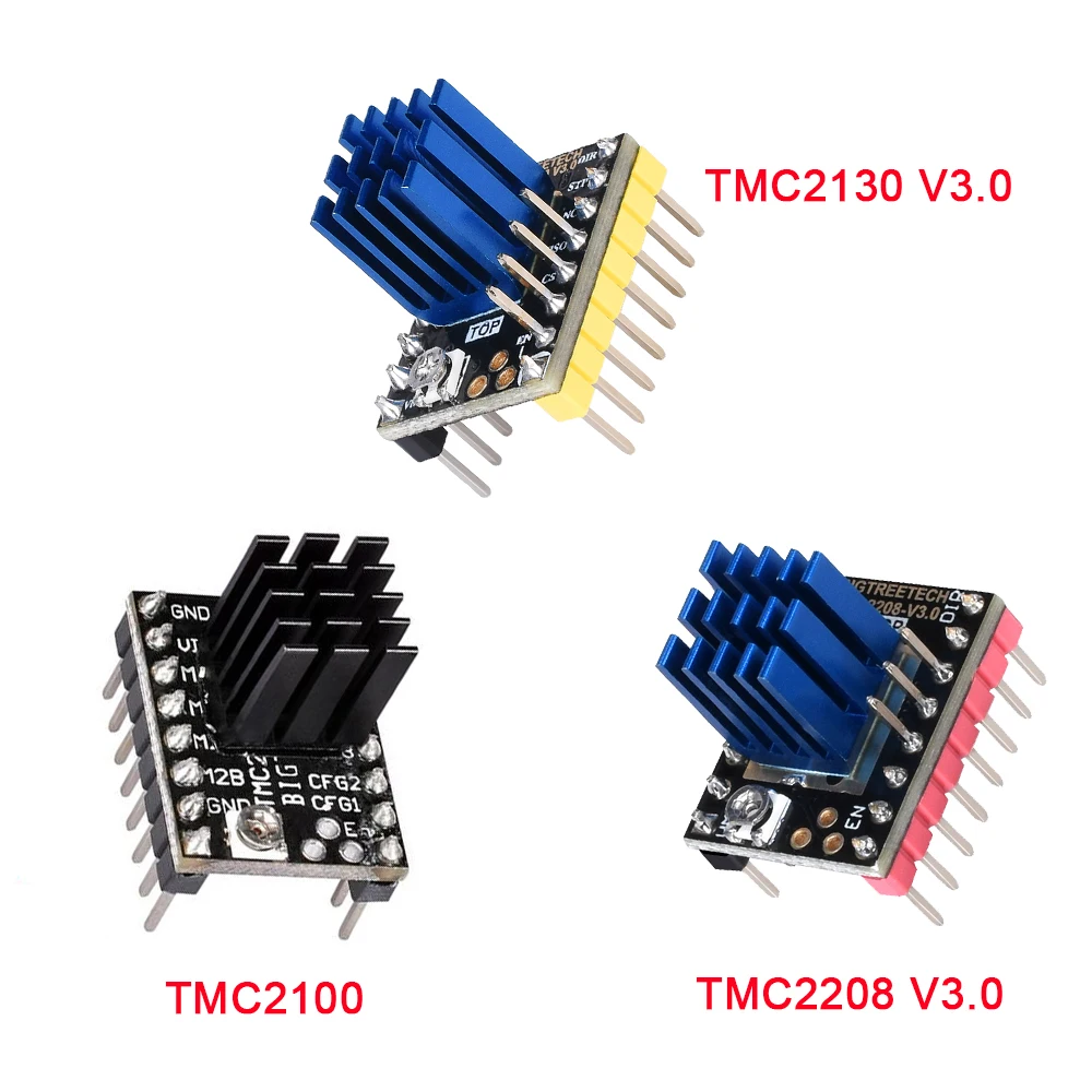 BIGTREETECH TMC2130 V3.0 SPI TMC2208 TMC2100 модуль шагового двигателя с отключением тепла для Ramps1.6 3D