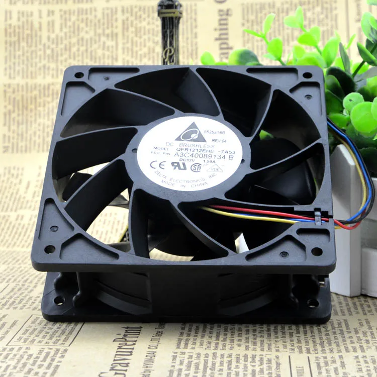 Новое QFR1212EHE 12038 12V1.5A 4PWM защитное охлаждение двигателя | Автомобили и мотоциклы