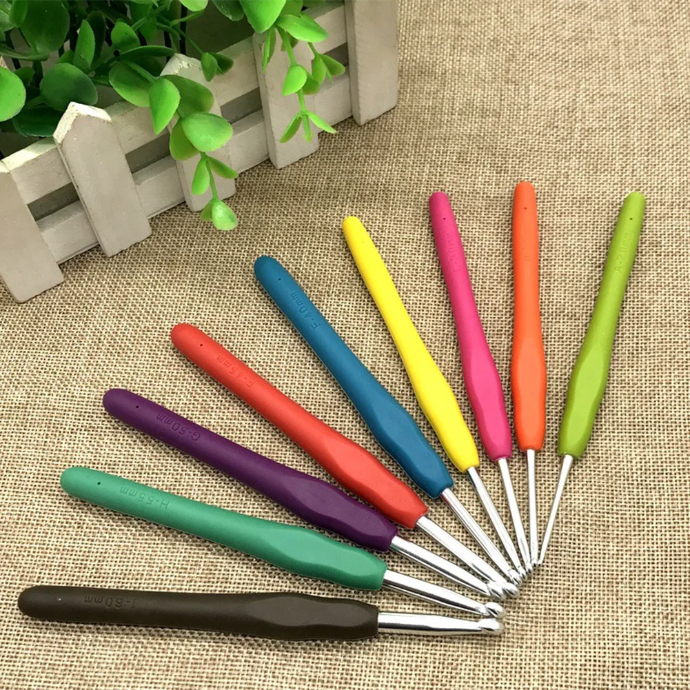 Алюминиевые крючковые иглы силиконовые поделки сделай сам инструменты для шитья