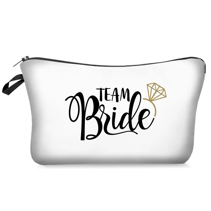 

1pc Team Bride Makeup Gift Bag Bridesmaid Wedding Decoration Hen Party Party Bride Shower Party Decoration Bachelorette Party