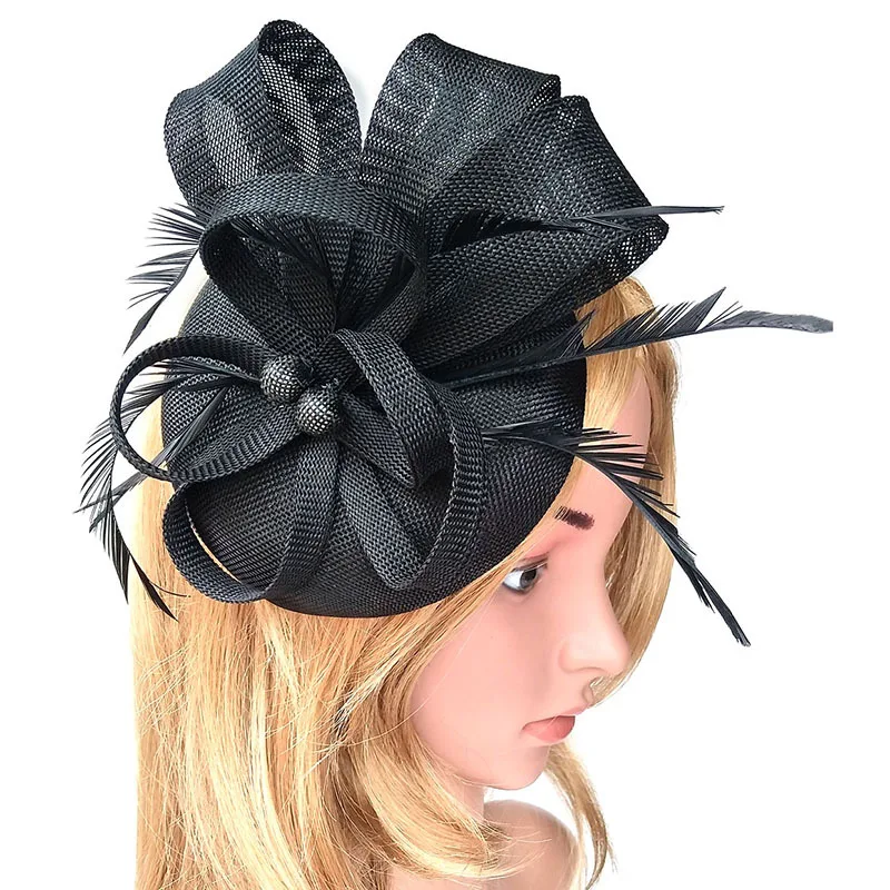 

Женская Вуалетка, Коктейльные заколки для волос, цветочные аксессуары для волос, элегантные аксессуары для волос для свадебной вечеринки, г...