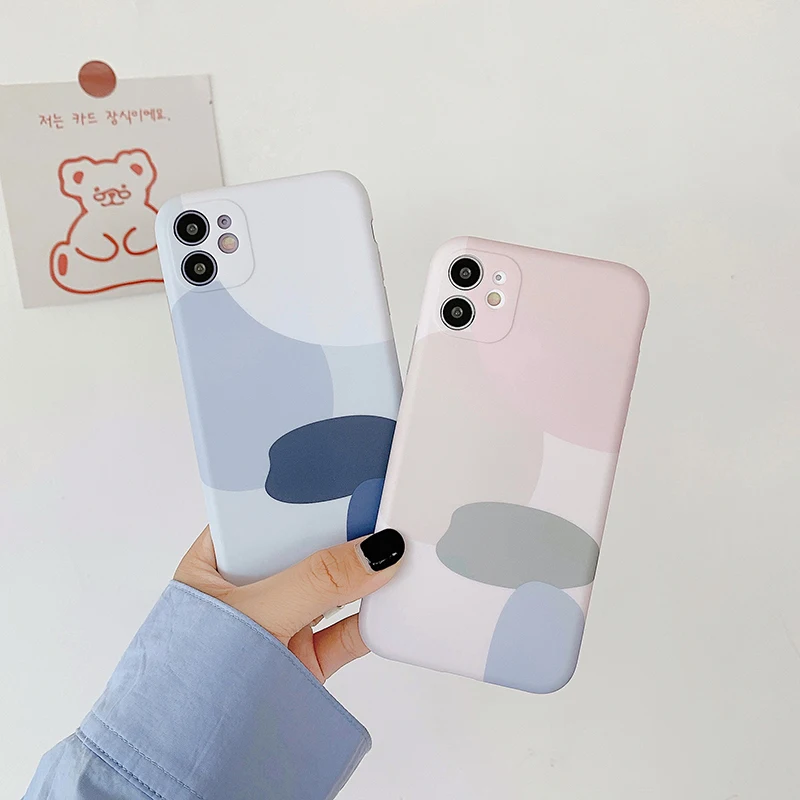 Чехол для телефона с геометрическим рисунком iphone 11 Pro Max X XR XS 7 8 plus SE|Бамперы| |