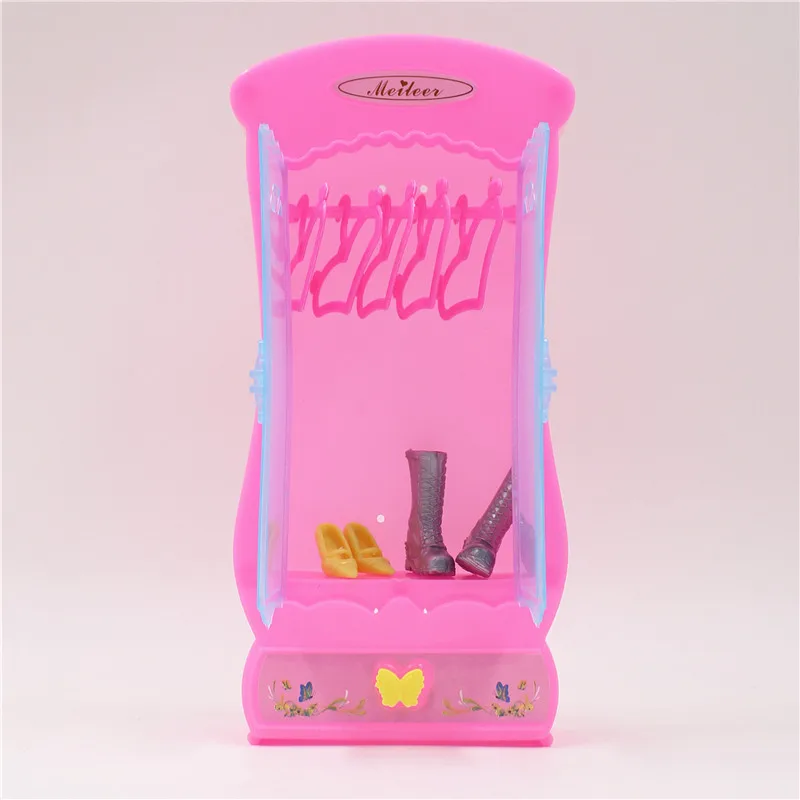 

Furniture Wardrobe for Barbie 1:6 BJD FR Doll Clothes Accessories Play House Dressing Up Accessories