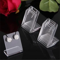 in stock 4335mm acrylic transparent earrings jewelry display for woman earrings storage show wholesale price jewelry holders