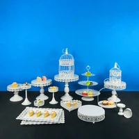 metal cupcake stand white cake stand round candy bar dessert wedding party display macarons tray decoration tools bake