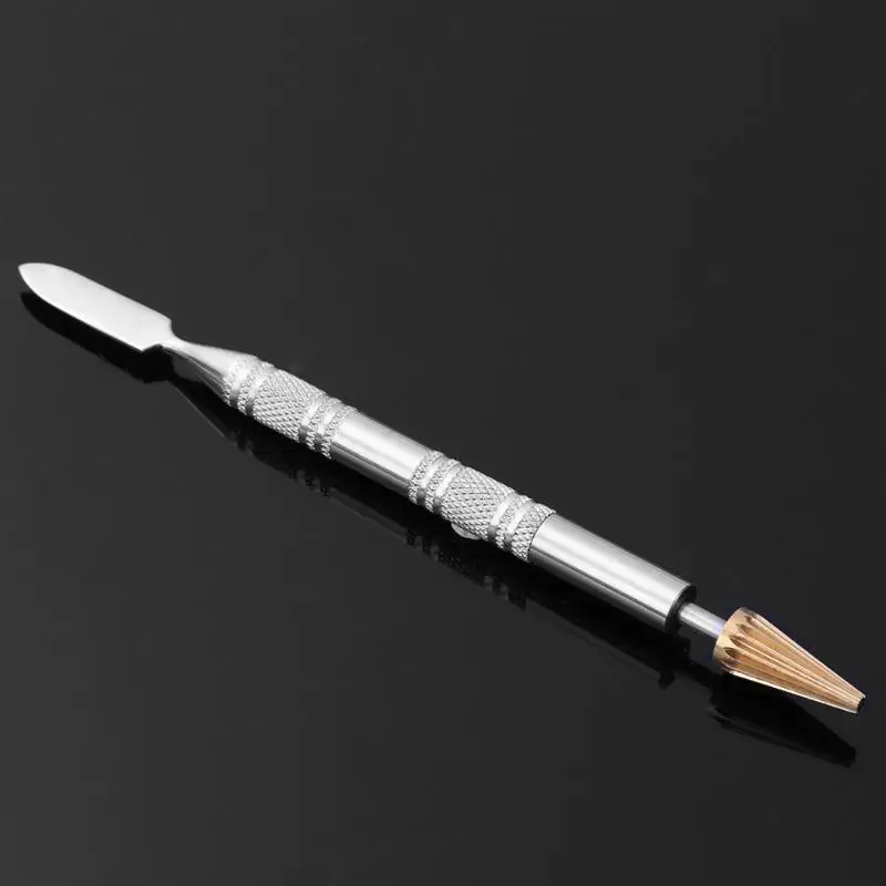 Двойная головка кожа край масло краситель ручка аппликатор быстрая краска