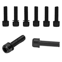 6pcs stainless steel screws bolts with washer m518mm for bike bicycle stems handlebar black purple