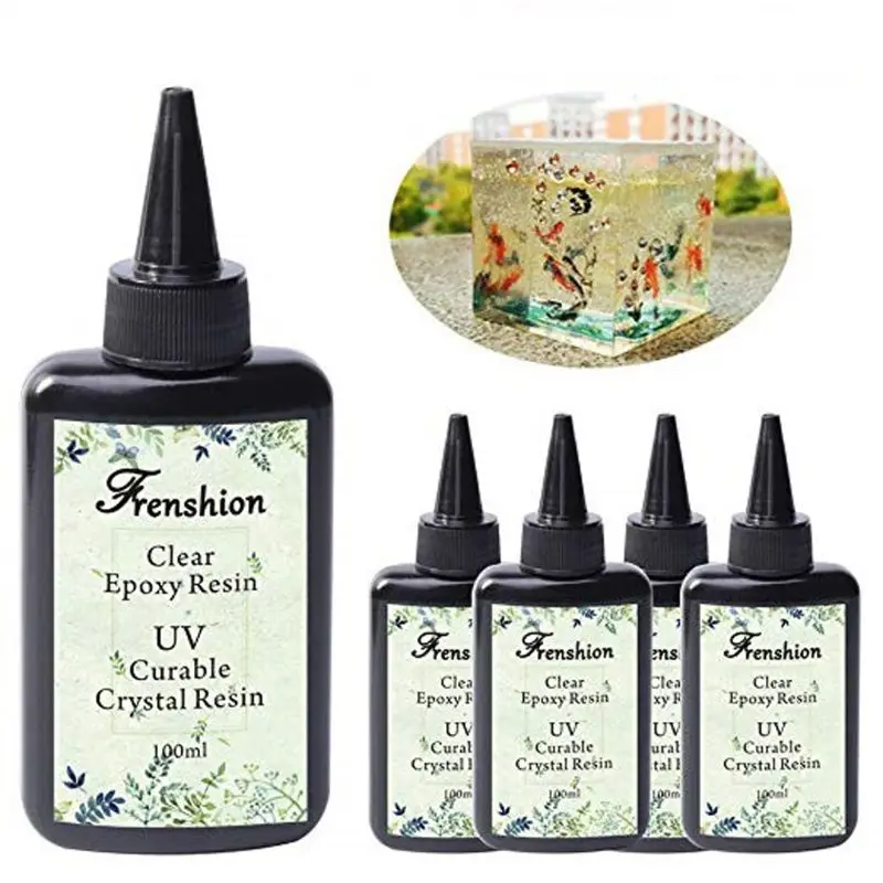 100 мл УФ смола твердый тип кристально прозрачный клей ультрафиолетовая