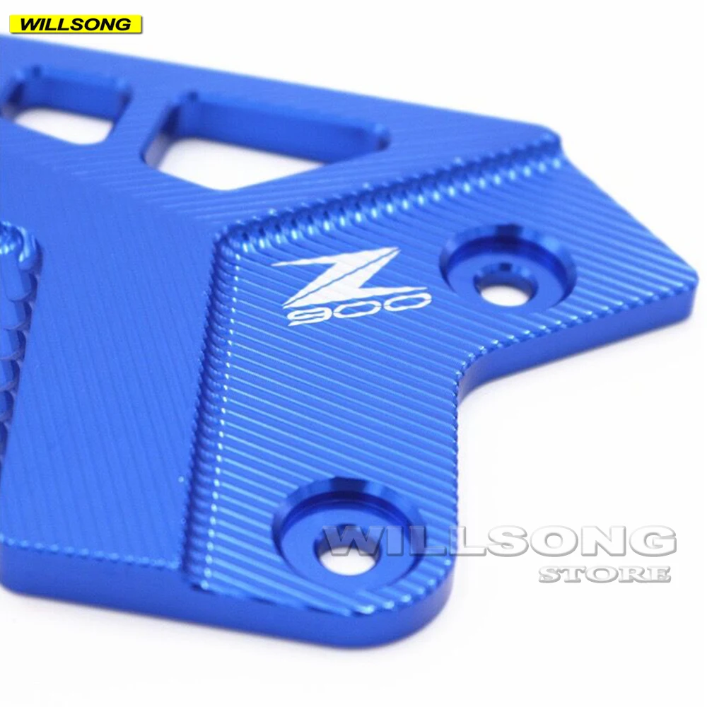 

Front Foot Peg Pedal Guard Footrest Heel Plates Protector For KAWASAKI Z900 2017 2018 2019 2020 Year Motorcycle Accessories