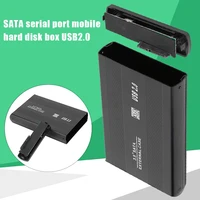 3 5 inch hard disk drive case sata to usb2 0 hdd case adapter 480mbps external hdd enclosure with eu adapter for windows mac os