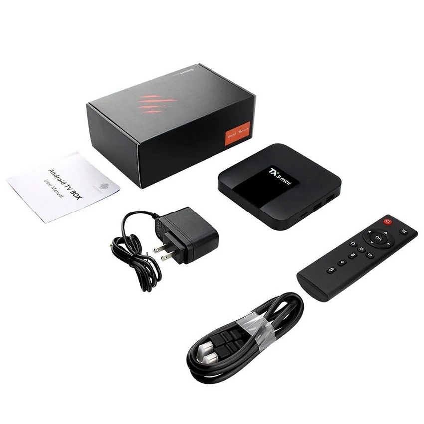 ТВ-приставка Android TV Box S905W 4K 7 1 2 Гб ОЗУ 16 ПЗУ четырехъядерный процессор поддержка 3D