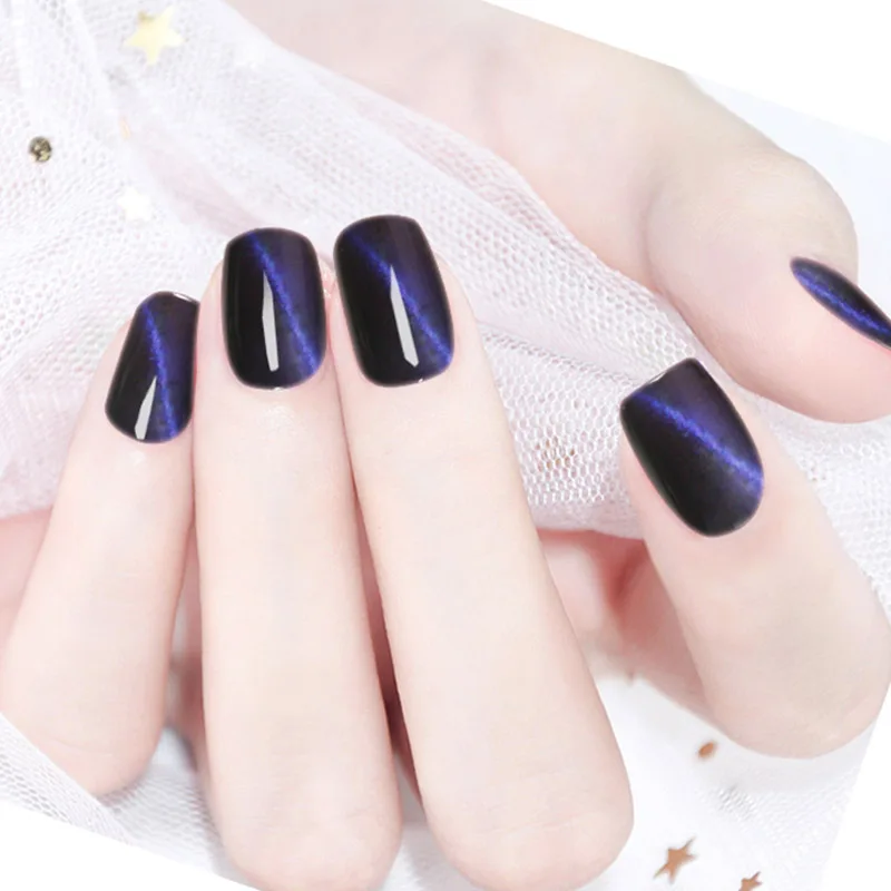 3D глаз хамелеона кота лак для ногтей замочить УФ Магнитный Гель Маникюр