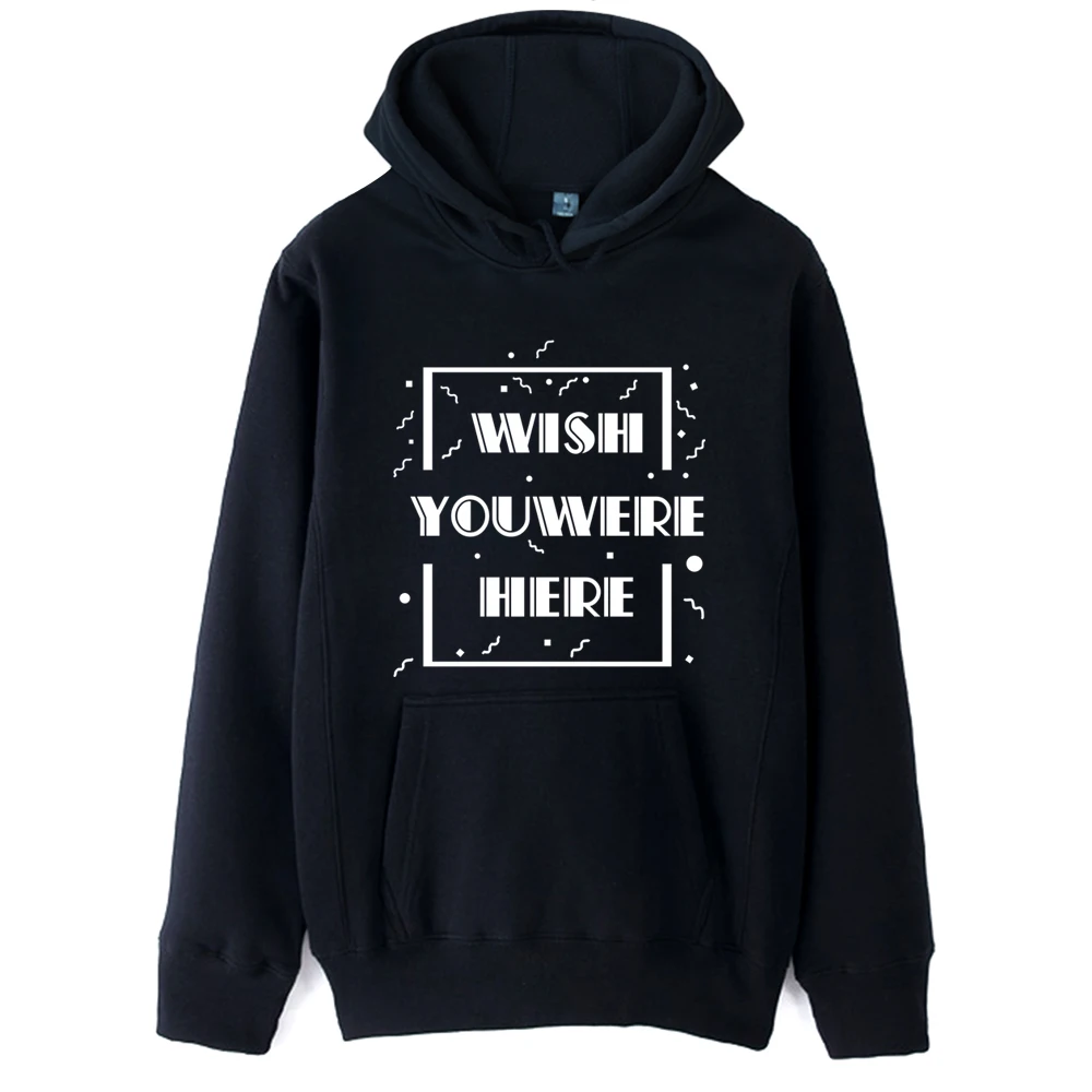 

Friends friendship I Wish You Were Here Valentine's Day Lover Man Boy Hoodie Autumn Winter Fleece Couple Clothes ZIIART