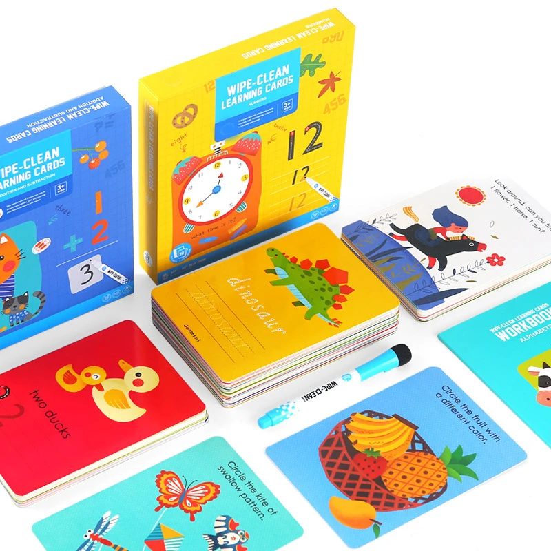 30 шт. карточки для обучения английским буквам и цифрам|Развитие письменных