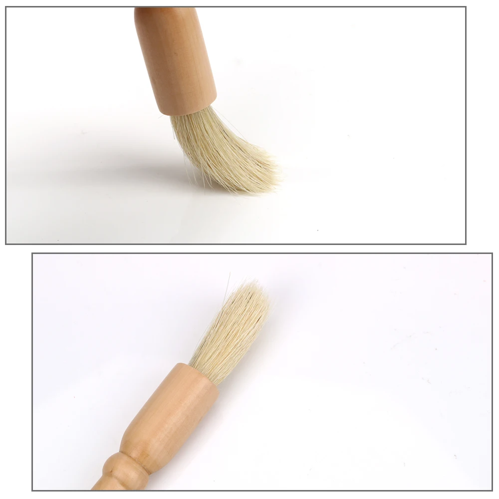 

Wood Handle Natural Bristles Coffee Machine Brush Machine Group Head Cleaning Coffee Grinder Brushes Kitchen Tools