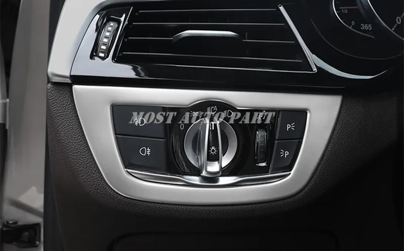 Внутренняя накладка на кнопку переключателя фары для BMW X3 X4 G01 G02 2018-2021 украшение