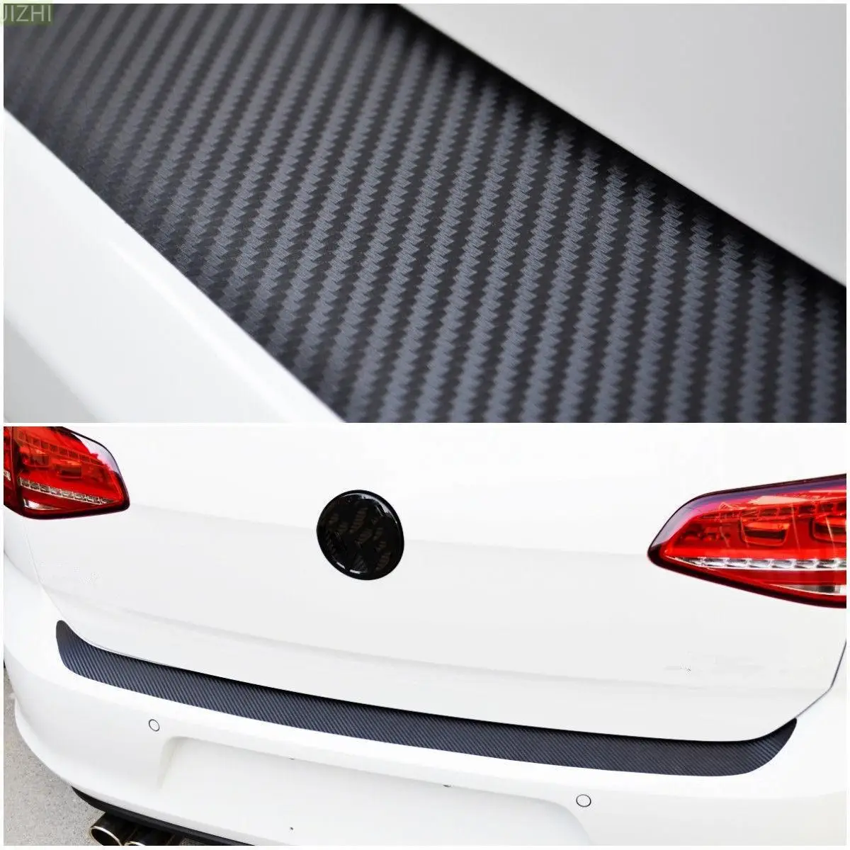 

Автомобильный задний/задний бампер, защита от царапин, наклейка из углеродного волокна для VW MK7 GTI Golf 6 Golf 7GTE, аксессуары